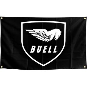 Bullfrog Motorcycle Flag with Mount and Grommets, 3' x 5'