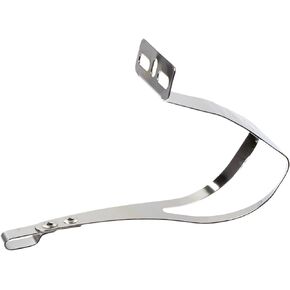 Zefal Bicycle Classic Steel Half Toe Clips, L/XL
