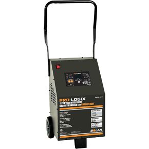 Clore Automotive PRO LOGIX PL3760 12/24 Volt, 60A Intelligent Wheel Charger with Power Supply and Engine Start