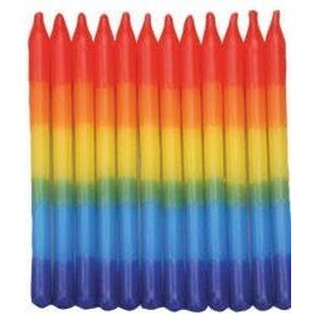 Party Candles Birthday Candles Cake Topper Candles (Rainbow)