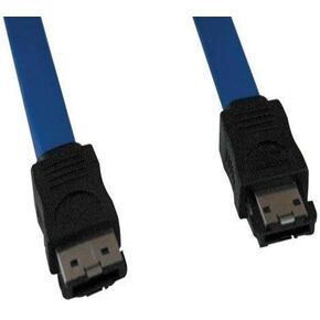 Tripp Lite كابل eSATA مقاس 18 بوصة، كابل SATA-II محمي بالإشارة الخارجية (7Pin/7Pin) 18 بوصة، موصل مستقيم (P950-18I) 18 بوصة