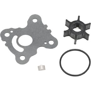 06192-ZW9-A30 Water Pump Impeller Repair Kit for Honda Outboard 8/9.9/10/15/20 HP (XL Model Driveshaft) BF10 BFP10 BF15 BFP15 BF20 BFP20 Boat Motor Parts Replacement Sierra Marine 18-3478