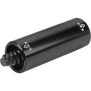 Keenso Snooker Billiard Pool Cue 3/8‑8 Teeth Pool Extension Cue 2oz Billiard Middle Shaft Aluminium Extender Adapter for Sports Supply