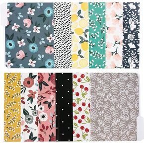 Decorative File Folders, Set of 24-3 Tab Cute File Folders Letter Size Decorative Colored File Folders Boho Manilla Folders 8.5 x 11 – Pretty File Folders Home Office Supplies (Mesmeric)