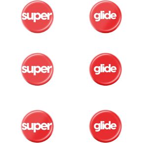 Pulsar Gaming Gears Superglide2 - سطح جديد يمكن التحكم في سرعته وأنعم أقدام الماوس/انزلاقات مصنوعة من زجاج فائق القوة ونعل ناعم ومتين لمقاس 6 مم × 8 [أحمر] in Kuwait