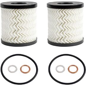 Engine Oil Filter Fits for BMW Mini Cooper Cooper Clubman Countryman Paceman - R55 R56 R57 R58 R59 R60 R61 Replaces# 11427622446 (2 Pcs)