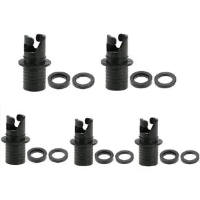 5 Pieces Boat Foot Pump Hose Adapter H-R Valve Adapter Inflatable Boat Valves Hose Adapter