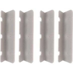 Alomejor 4 Pack Boat Seat Hook Clips Brackets Mountings for Inflatable Rubber Dinghy Raft Yacht Kayak Rowing Boat Accessories
