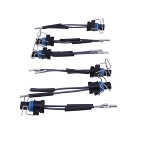 6PCS Fuel Injector Wiring Harness 366-9748 3669748 CA3669748 Replacement for Caterpillar CAT Engine 3126 3126B 3126E C11 C13 C15 C7 C9 Excavator