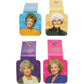 Ata-Boy Golden Girls Bookmark, Cast Set of 4 1 Magnetic Bookmarks (4 Set) Golden Girls Gifts & Merchandise