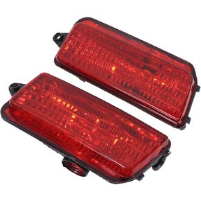 MOTOKU Driver and Passenger Side Rear Bumper Reflector Light for Jeep Grand Cherokee 2006-2010