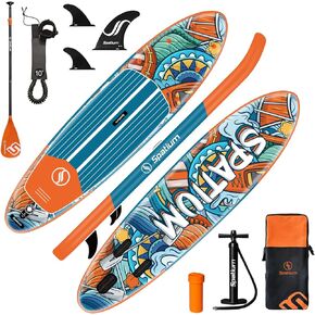 Paddle Board for Adults,Stand Up Paddle Board Inflatable,Super Wide Inflatable Stand Up Paddle Board with Premium SUP Accessories