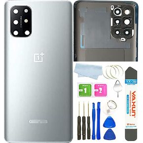 for Oneplus 8T Back Glass Cover Replacement with Camera Glass LensFlash for OnePlus 8T 5G KB2000 KB2005 (Green)