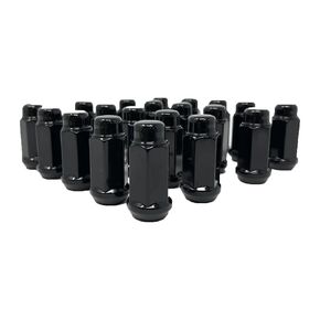 C8 Corvette Acorn Lug Nuts 19mm - Complete Set of 20 for 2020-2024 Corvettes (Black) in Kuwait
