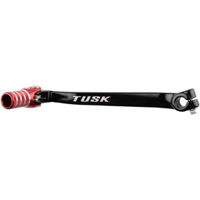 TUSK Folding Shift Lever Black/Red Tip for Yamaha Raptor 700 2006-2021