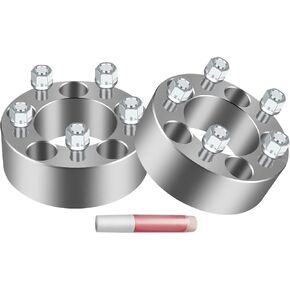5x4.5 Wheel Spacers 5 Lug, 2" Wheel Spacers for J-e-e-p TJ XJ YJ ZJ KJ KK, 5x114.3mm with 1/2" Studs for 1983-2011 Ranger, for 1991-2010 Explorer, for 1987-2006 Wrangler
