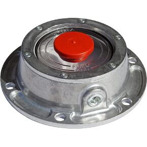343-4095 Replacement 6 Hole Aluminum Steer HUB Cap with Side Pipe Plug and Gasket (RK-3434095)