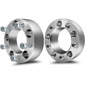 5x4.5 5x114.3 Wheel Spacers for Jeep for Comanche for Liberty for Wrangler for Ford for Explorer for Mustang for Crown Victoria, 2Pcs 2inch Wheel Adapters & Spacers with 1/2" Studs 87.1mm Bore