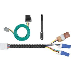 Curt Manufacturing 56225 Vehicle-Side Custom 4-Pin Trailer Wiring Harness,Fits Select Nissan Frontier,Pathfinder,Xterra,Suzuki Equator ,Black