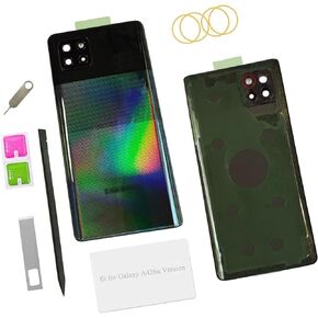 A426u Back Cover Replacement Rear Battery Housing Door Parts for Samsung Galaxy A42 5G A426u A426v US Version 6.6 Inch (Black) (not fit for A426 International Version)
