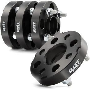 Orion Motor Tech 1"(25mm) 4x100 Wheel Spacers Compatible with Honda Accord Civic, Mini Cooper, Toyota Corolla Prius, 56.1mm Bore Hubcentric Wheel Spacer Kit with M12x1.5 Studs