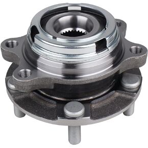 513310 Wheel Hub & Bearing Assembly Front Compatible with Nissan Murano 2003-2007, Quest 2004-2009 5Lugs