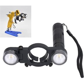 Auto Paint Gun Light, Fill Light Universal Adjustable Brightness Spray Gun Light, Spray Paint Gun Lighting System for Automobile for Painting