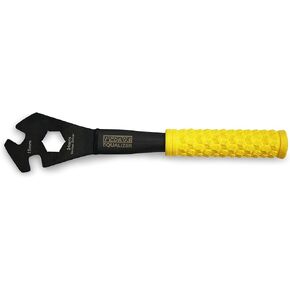 Pedro's Unisex's Equalizer PRO Pedal Wrench II-15MM, Black/Yellow, 15mm