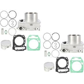 labwork 2 Cylinder Piston Gasket Kits Replacement for Bombardier Outlander 400