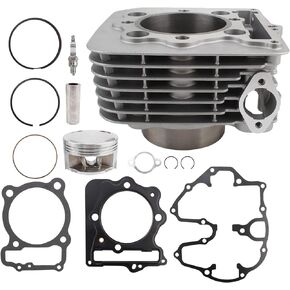 AUTOKAY Top End Rebuild Kit Cylinder Piston Gaskets for Honda TRX400EX 1999-2008 85mm12100-KCY-670 12191-KCY-672 13011-KCY-67