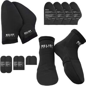 Relief Genius Cold Therapy Socks & Hand Ice Pack Cold Gloves for Chemotherapy Neuropathy, Chemo Care Package for Women and Men S/M in Saudi Arabia