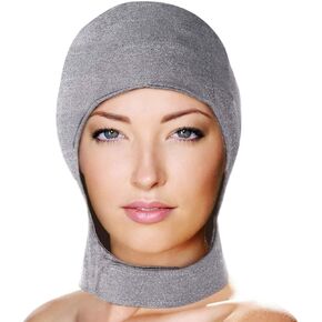 Migraine Gel Head and Neck Ice Hat by FOMI Care | Top and Side of Skull Plus Cervical Cold Coverage | Wearable Cranial Cap for Headache, Sinus, Chemo, Stress, Pressure Pain Relief