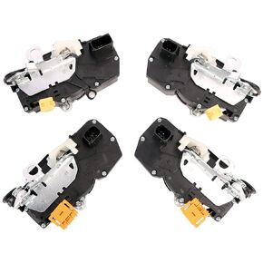 Power Door Lock Actuator Front Rear Right & Left for Chevy Suburban Silverado Tahoe Avalanche, for GMC Sierra Yukon XL, for Cadillac Escalade ESV EXT 2007-2009, OE#931-327 931-304 931-303 931-108 4pcs