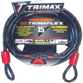 Trimax TDL1510 Trimaflex 15' X 10mm Dual Loop Multi-Use Cable