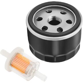 12-050-01-S 49065-7007 Oil Filter with 691035 Fuel Filter Lawn Mower 49065-0721 Compatible with Kawasaki FR691V FS691V 4 Cycle Engine AM125424 LG 492932S 49065-7002 12 050 01 1205001 Lawn Mower
