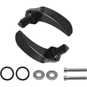 Saddlebag Latch Kit Saddle Bag Lifter - Black Saddlebag Latch Lever Compatible for Harley Davidson 2014-2023 Touring Street Glide, Road King, Road Glide, Electra Glide Ultra Limited
