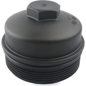 Oil Filter Cap, Replace EC-781, 3C3Z-6766-CA, EC781, 3C3Z6766CA, EC 781 Compatible with Ford 6.0 6.4 Powerstroke - 2003-2010 F250 F350 F450 F550 Super Duty, 2003-2005 Excursion, 6.0L 6.4L Diesel, More