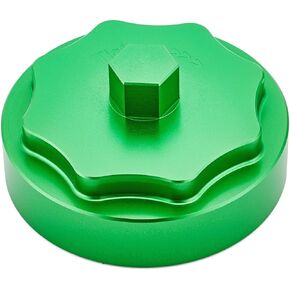 WeiSen Fuel Filter Canister Housing Cover Cap Compatible with 2010-2019 Dodge Ram 6.7L 2500 3500 4500 5500 Cummins Diesel Engine Green