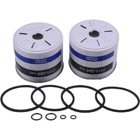 2X Fuel Filters EDPN9N074AA E7NN9176AA D8NN9N074AA 3044506R1 70251397 7111-296 1851890M1 Compatible with Ford Tractor 2000 2600 3000 3600 4000 4600 5000 6500 7000 7500
