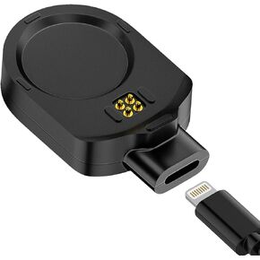 Charger Adapter for Garmin MARQ Gen 2 with iPhone Female Port, TIEDXIOY Magnetic Charging Adapter Compatible with Garmin MARQ Adventurer/MARQ Athlete/MARQ Aviato/MARQ Captain/MARQ Golfer (Gen 2)
