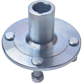 4" x 4" Go-Kart Live Axle Hub with 1" to 3/4" Step-Down - 1/4" Keyed Shaft, 8 Inch Rear Front Wheel, x4 Lug Set Kit(2PCS) in Kuwait