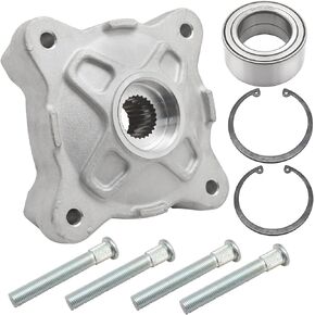 Front Left/Right Wheel Hub & Bearing & Studs for Polaris RZR 800 RZR 800 S 2008-2014 RZR 570 2012-2013 RZR 570 S 2017