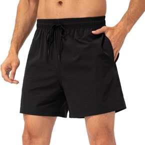 SPVISE Men's Athletic Gym Shorts Quick Dry 5" Workout Shorts Lightweight Sports Running Basketball Trunks Shorts Mesh Liner