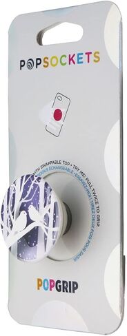 PopSockets: حامل ومقبض PopGrip الموسع مع جزء علوي قابل للتبديل - طيور ورقية in Kuwait