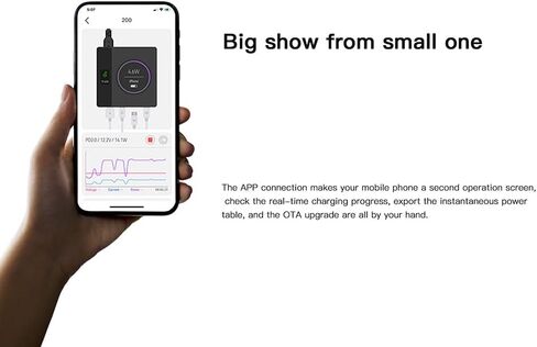 ISDT Power 200X 200W USB C محطة شحن سطح المكتب - 4+1 منافذ متوافقة مع MacBook Pro/Air، iPad، iPhone، Galaxy، Pixel (مع محول الطاقة، مع وظيفة الشحن المغناطيسي) in Saudi Arabia