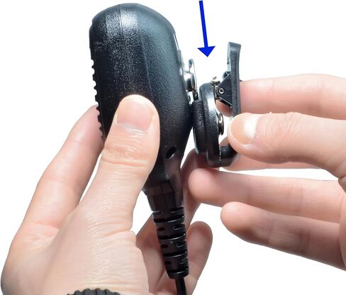 UAYESOK Heavy Duty Portable Two Way Radio HT Remote Speaker Mic K-Type for Kenwood NX-220 NX-320 NX-1200 NX-3220 TK-272G TK-2312 TK-2360 W/Multifunction Mic Mount Holder, for Baofeng BTECH Retevis in Saudi Arabia