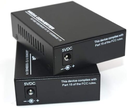Gigabit Ethernet Fiber Media Converters, A Pair of 10/100/1000M RJ45 to 1000M Bi-Directional Single-Mode SC Fiber, up to 40Km(24.9mi) in Saudi Arabia
