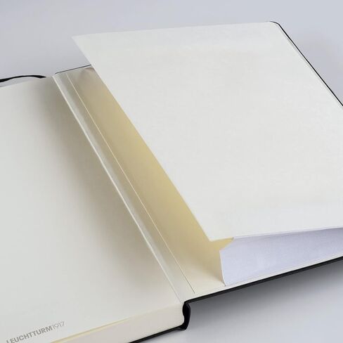 LEUCHTTURM1917 - دفتر ملاحظات بجيب ناعم مقاس A6-123 صفحة مرقمة للكتابة واليوميات (منقط، ليموني) in Saudi Arabia