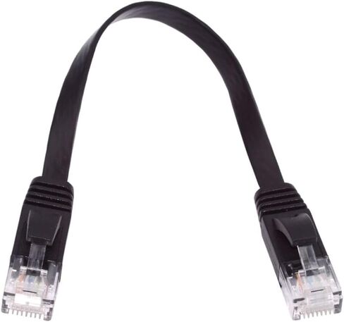 chenyang Cat6 RJ45 Ultra Slim Flat Ethernet UTP Network Cable Twisted Pair Patch Cord for Laptop Router 0.2M in Saudi Arabia