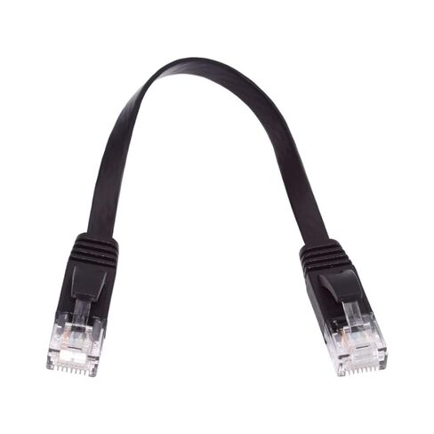 chenyang Cat6 RJ45 Ultra Slim Flat Ethernet UTP Network Cable Twisted Pair Patch Cord for Laptop Router 0.2M in Saudi Arabia